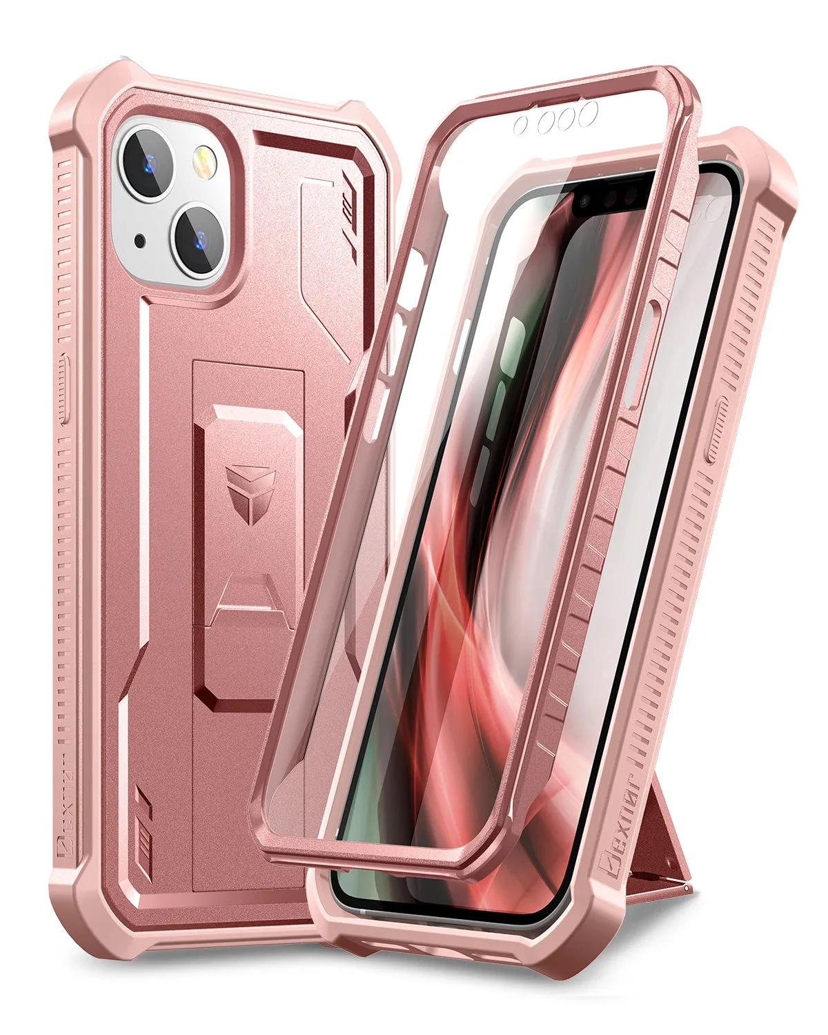 Dexnor iPhone 13 Mini custodia nera con stand
