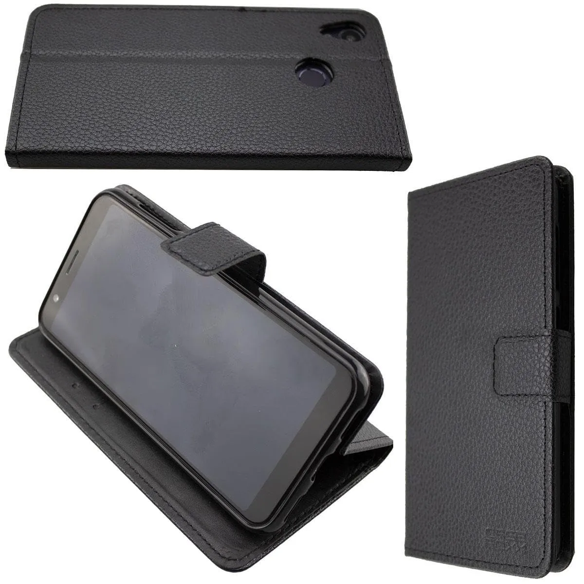 caseroxx Bookstyle Gigaset GS185 custodia portafoglio nero