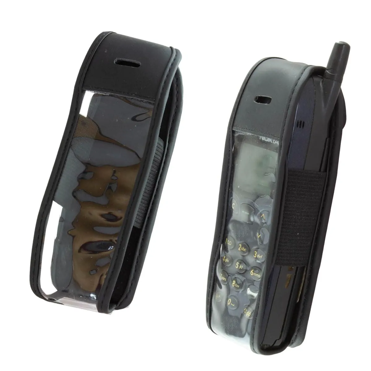 caseroxx Nokia 5110 6110 6150 borsello pelle nero