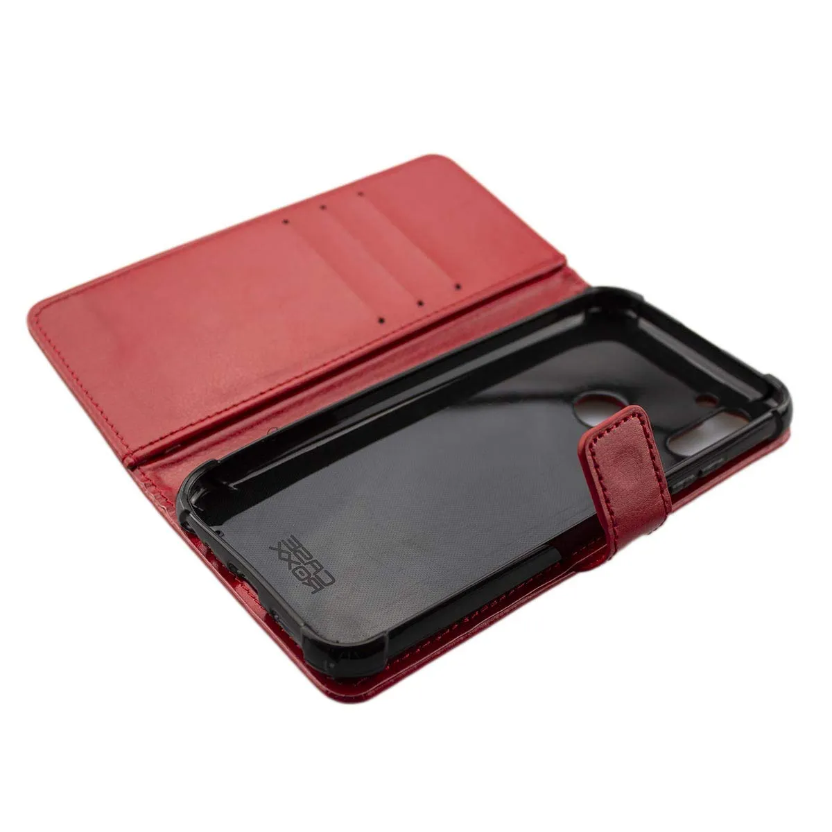 caseroxx Bookstyle Custodia per Gigaset GS4 Senior rossa portafoglio