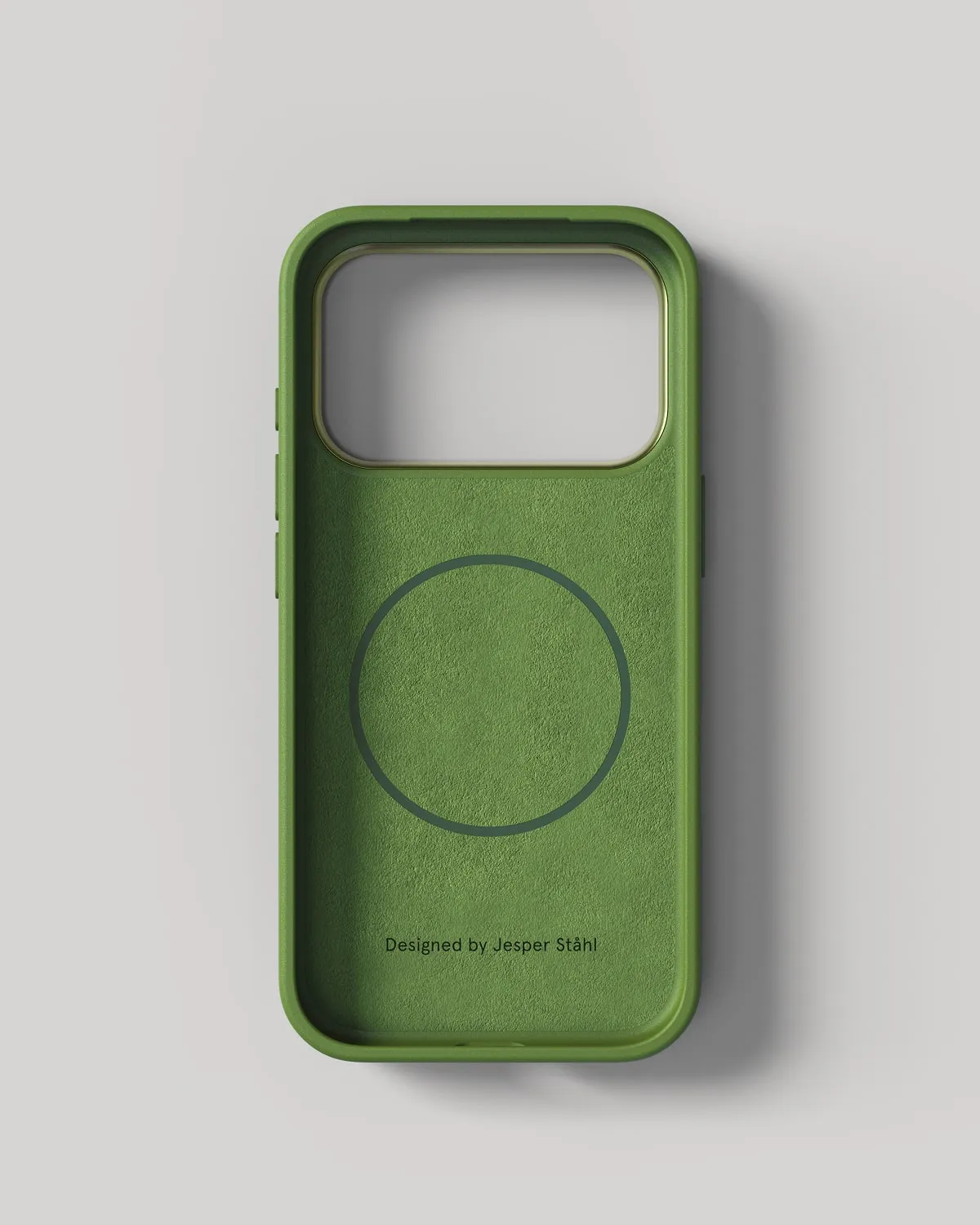 Nudient Bold Case cover iPhone 17 Pro Khaki MagSafe antiurto