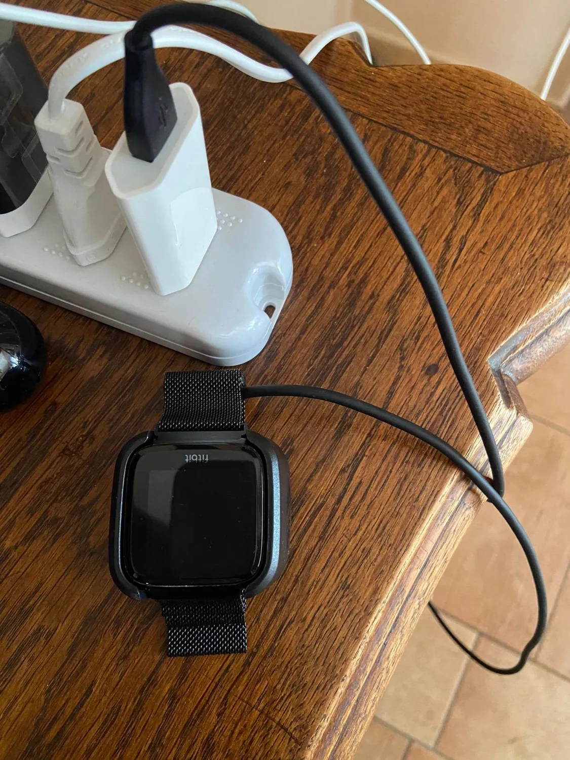 MoKo Caricatore Fitbit Versa 2 nero 2 pezzi USB