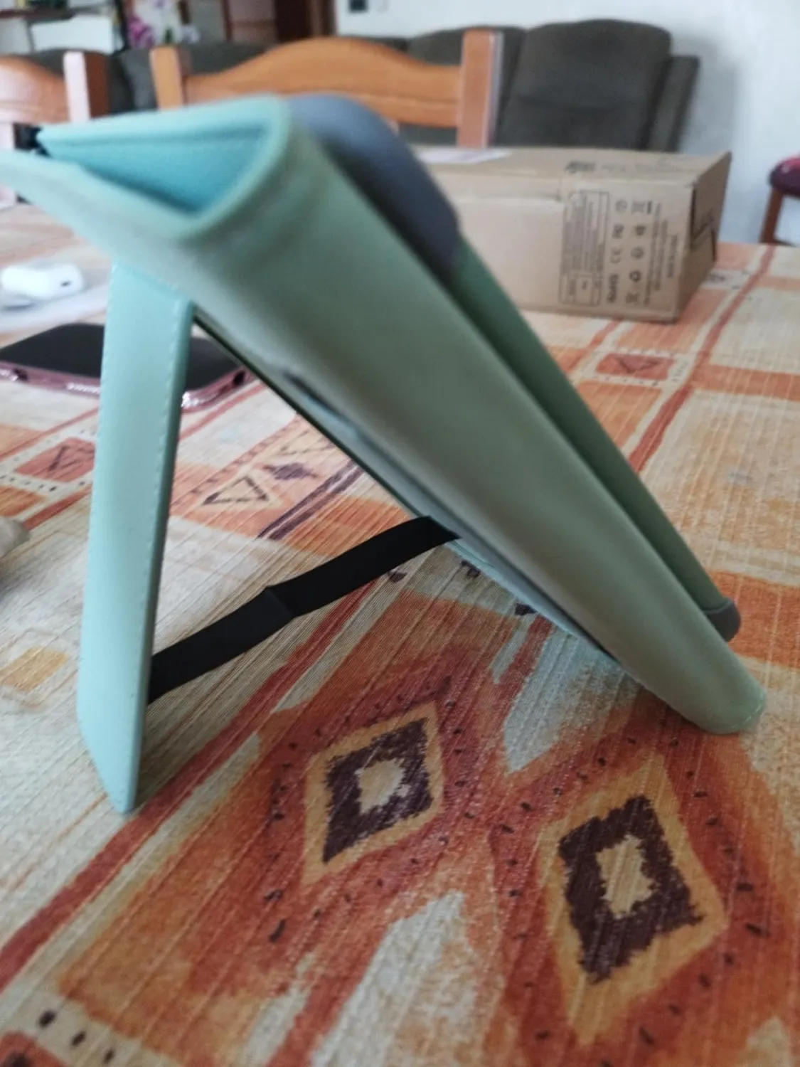 MoKo Kindle 6 pollici custodia verde tequila litchi stand