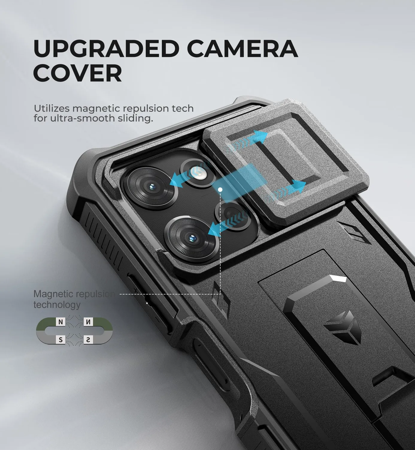 Dexnor Moto G-Power 5G 2025 cover nera full-body shockproof