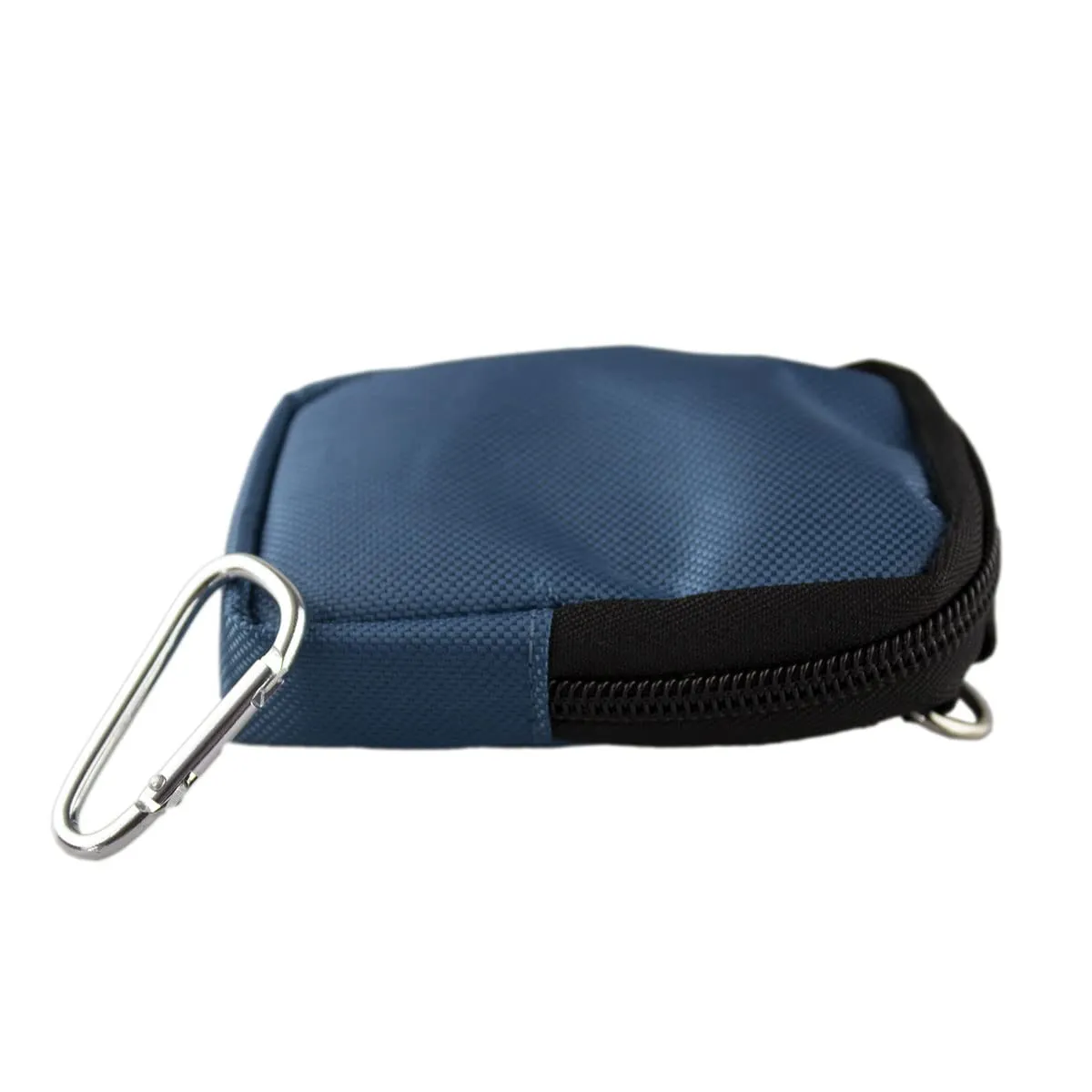 caseroxx Canvas custodia Freestyle Libre blu con moschettone