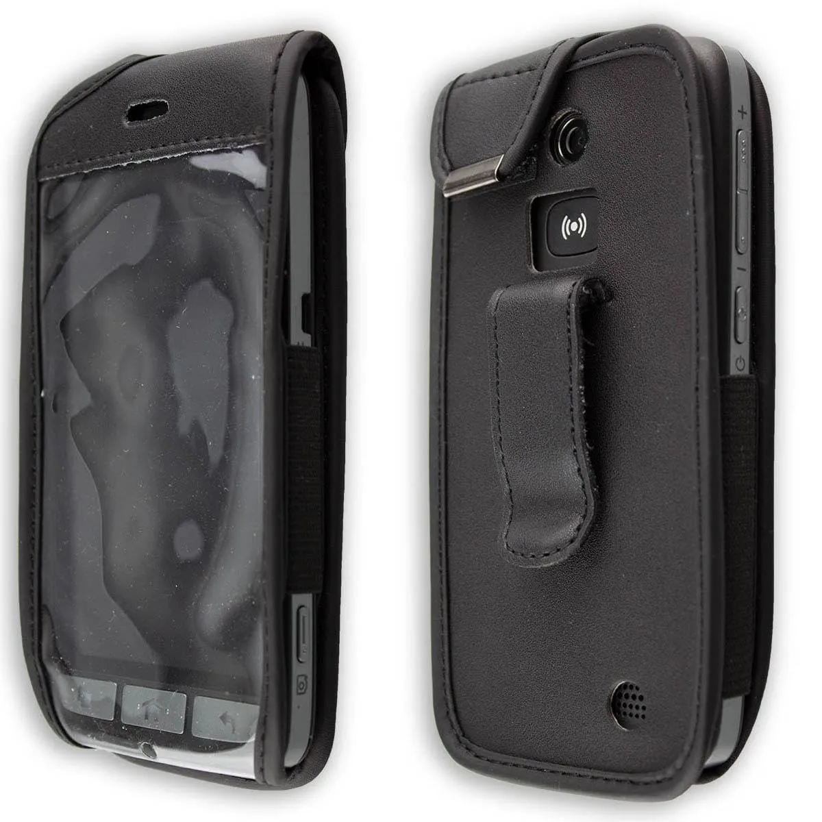 caseroxx Doro Liberto 822 fondina con clip vera pelle nero
