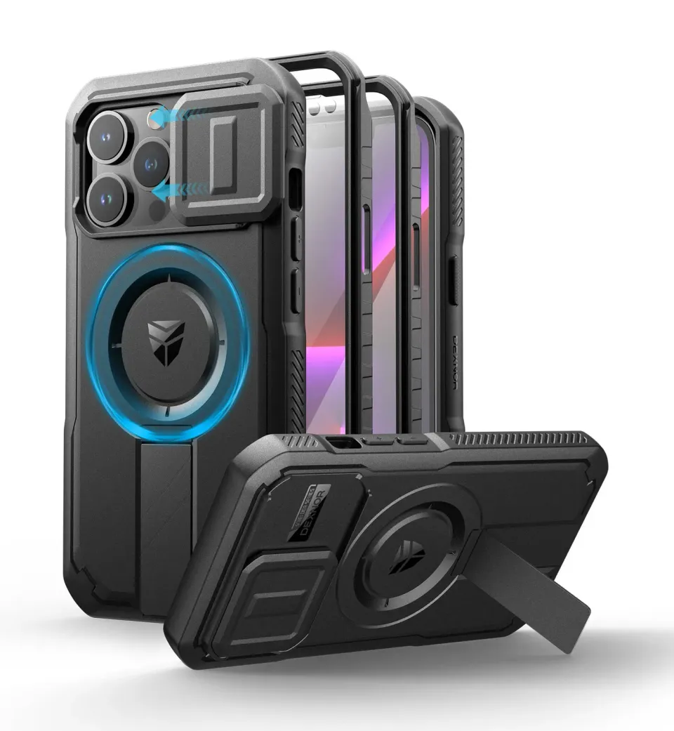 Dexnor iPhone 13 Pro cover nera con pellicola