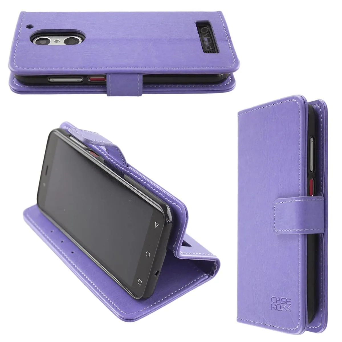 caseroxx Bookstyle PEAQ PSP 400 custodia lilla portafoglio