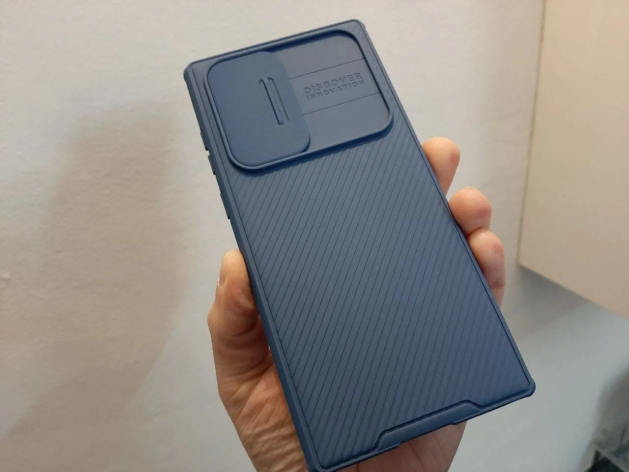CloudValley Cover Galaxy S22 Ultra Camera Scorrevole nera slim