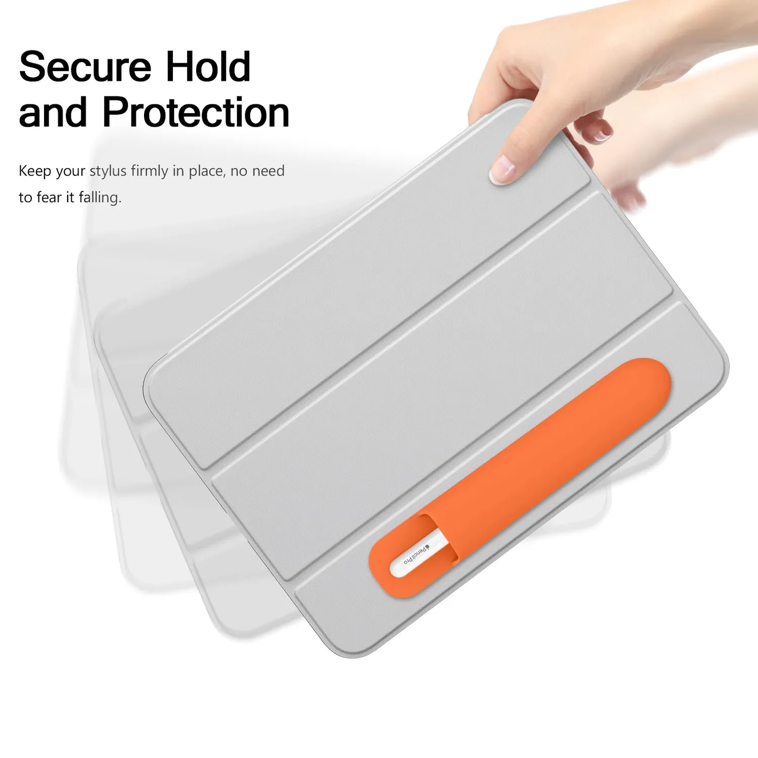 MoKo porta Apple Pencil cover arancione adesiva