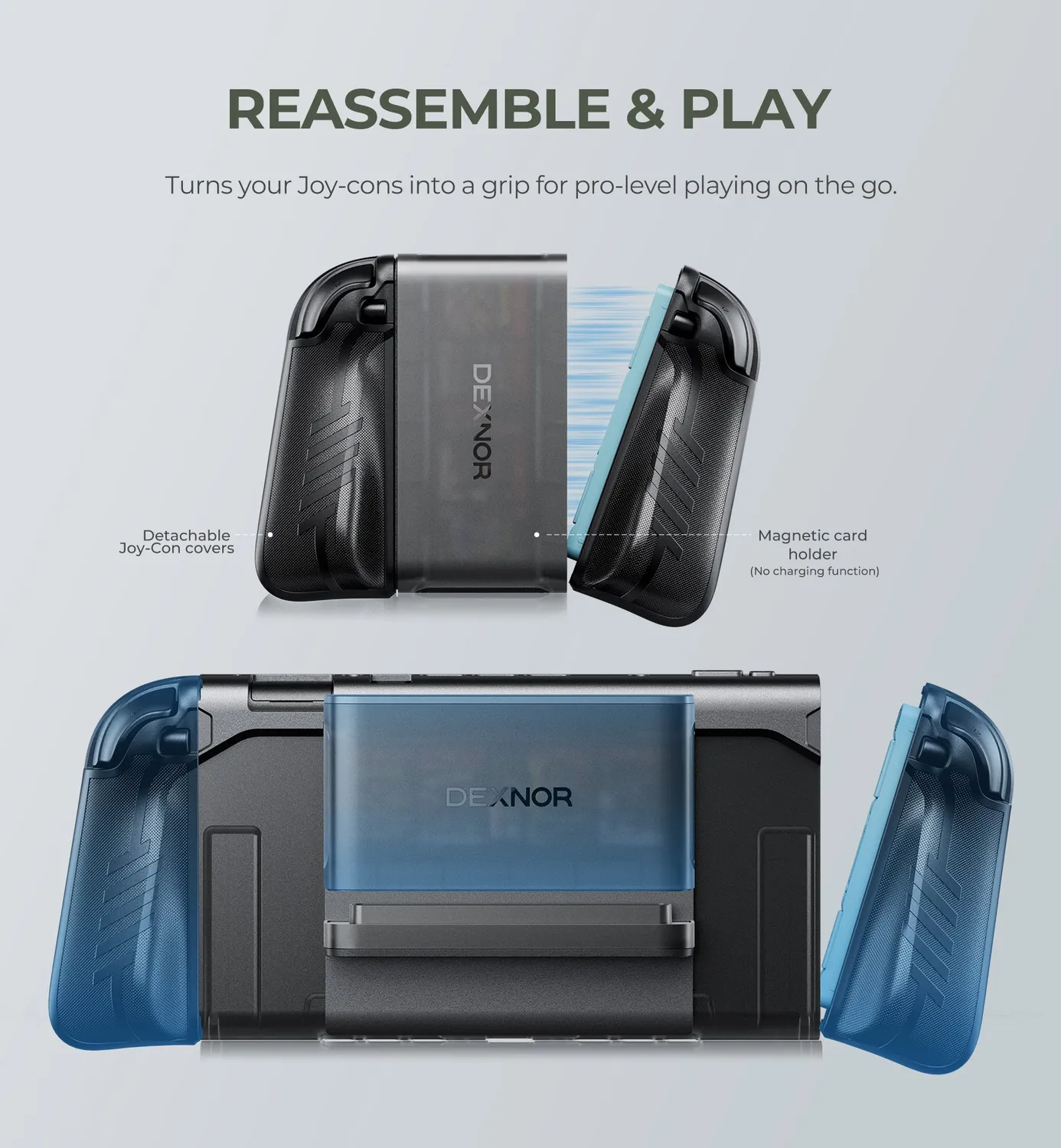 Dexnor cover Nintendo Switch 2 nera dockable