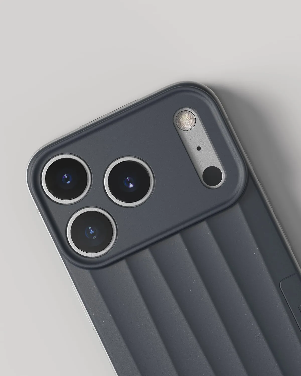 Nudient Slice Case iPhone 18 Pro cover Midwinter Blue