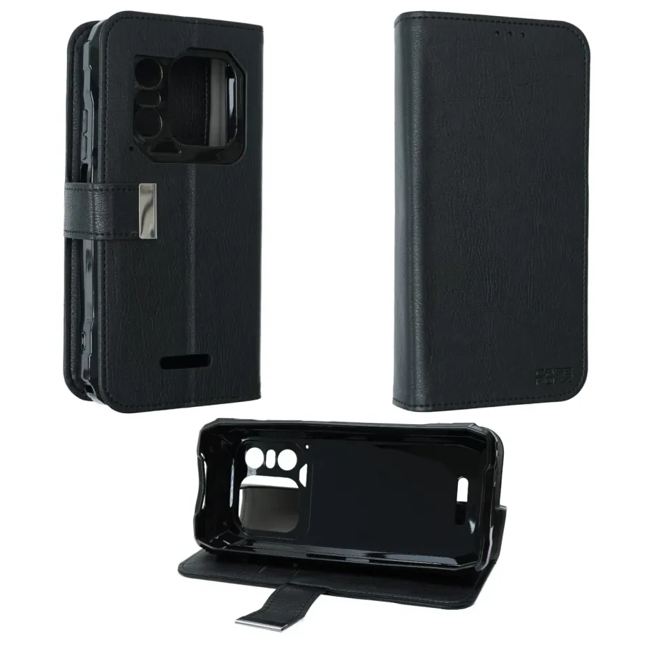 caseroxx Bookstyle Blackview Xplore 1 custodia nero portacarte