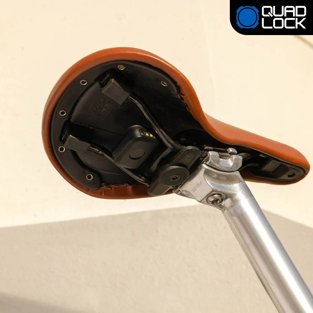 Quad Lock adattatore binario sella bici luce radar