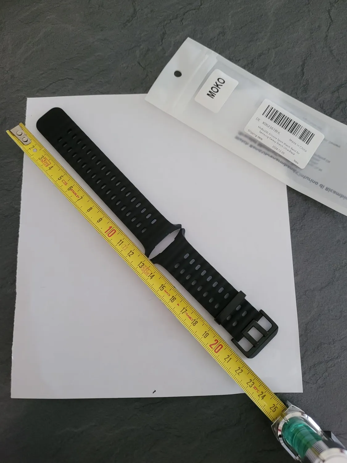MoKo Sportivo Galaxy Watch Ultra 47mm cinturino nero silicone
