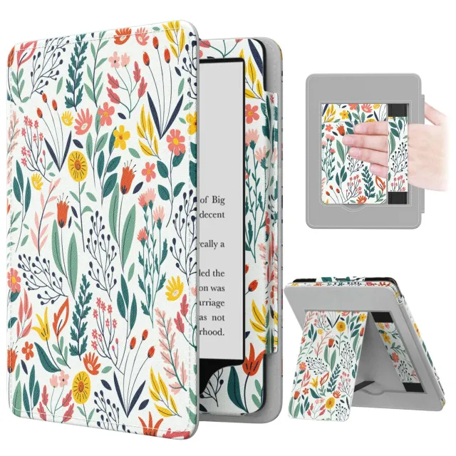 MoKo Cover Kindle Paperwhite 6,8" Fiori con stand