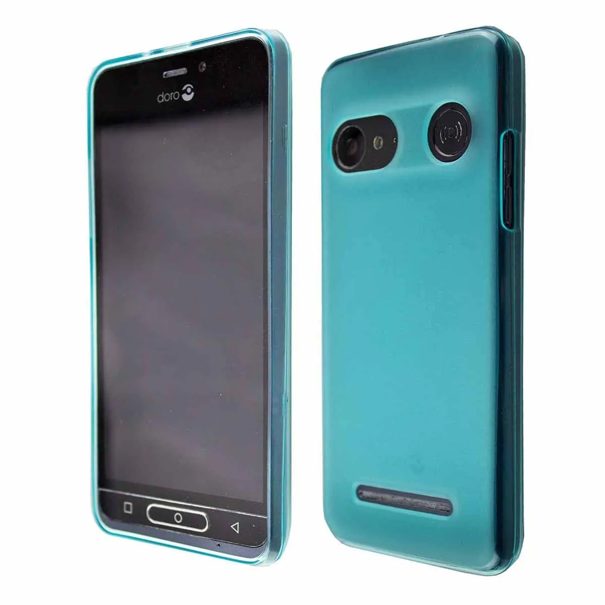 caseroxx TPU Doro 8035 custodia azzurra antiurto