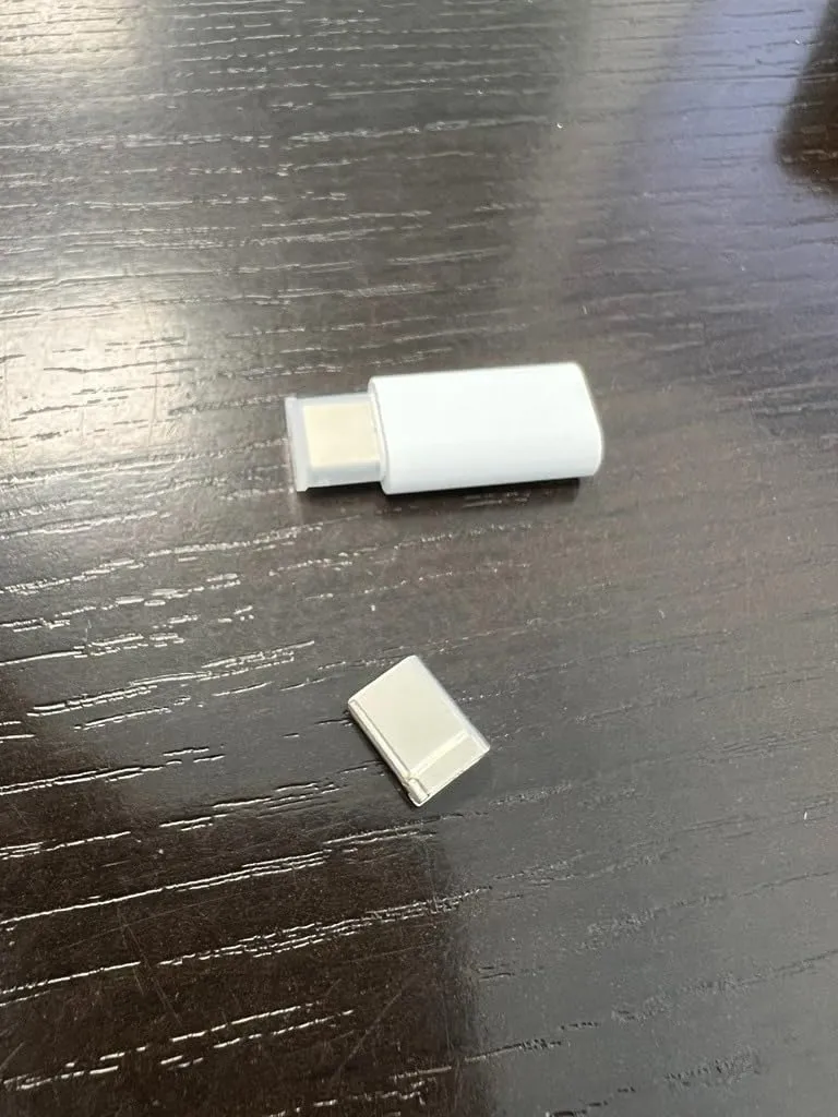 MoKo Adattatore Lightning-USB-C Maschio 2 Pezzi Bianco ricarica