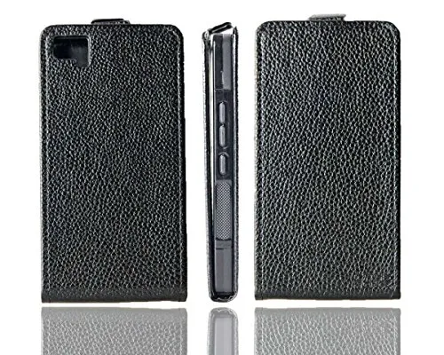 caseroxx Aquaris M5 flip cover nero a libro magnetica