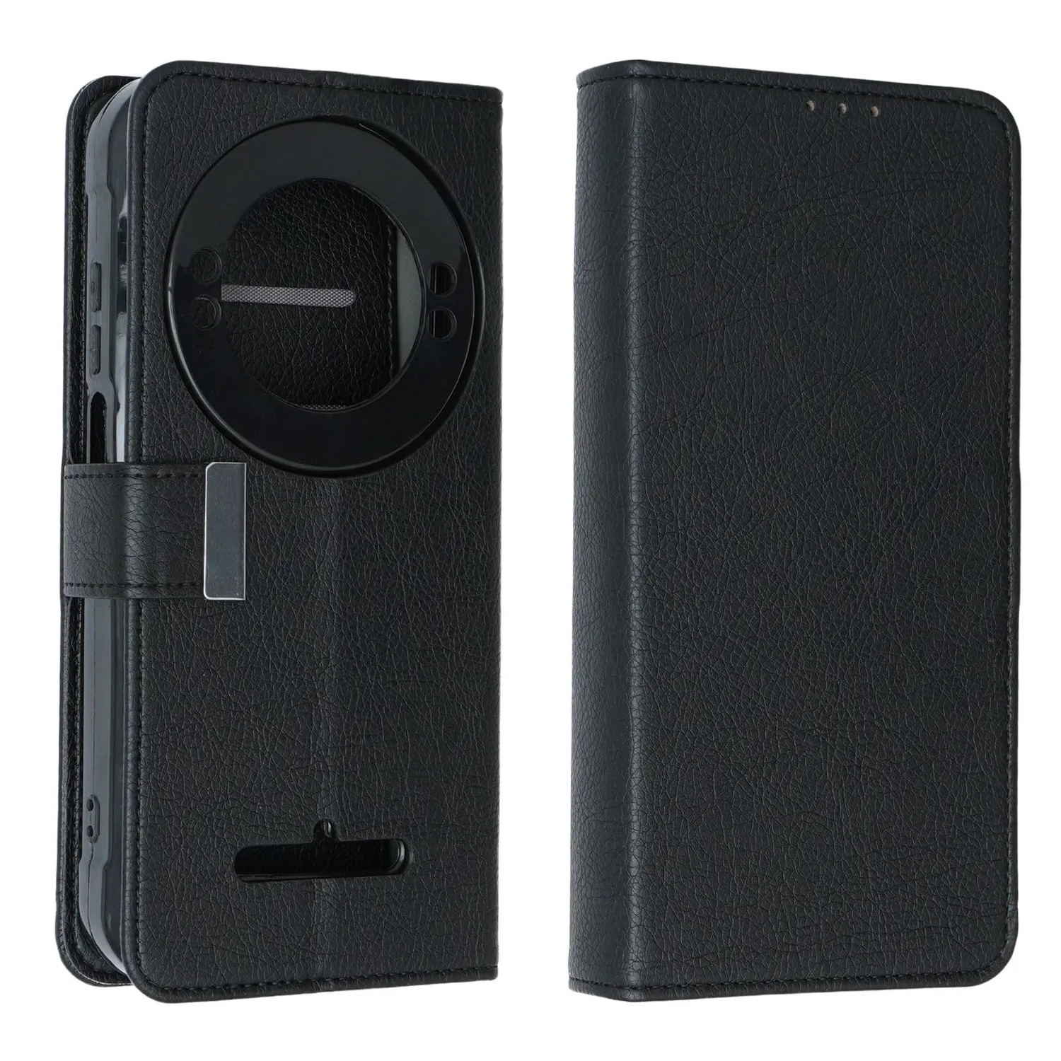 caseroxx Bookstyle custodia portafoglio per Ulefone RugKing nera