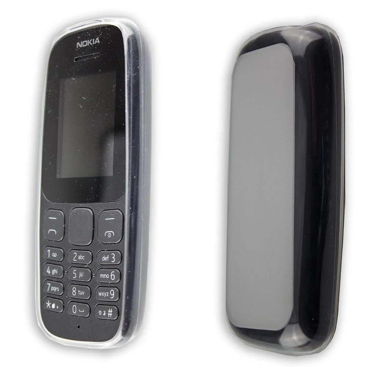 caseroxx TPU custodia Nokia 105 (2017) trasparente antiurto