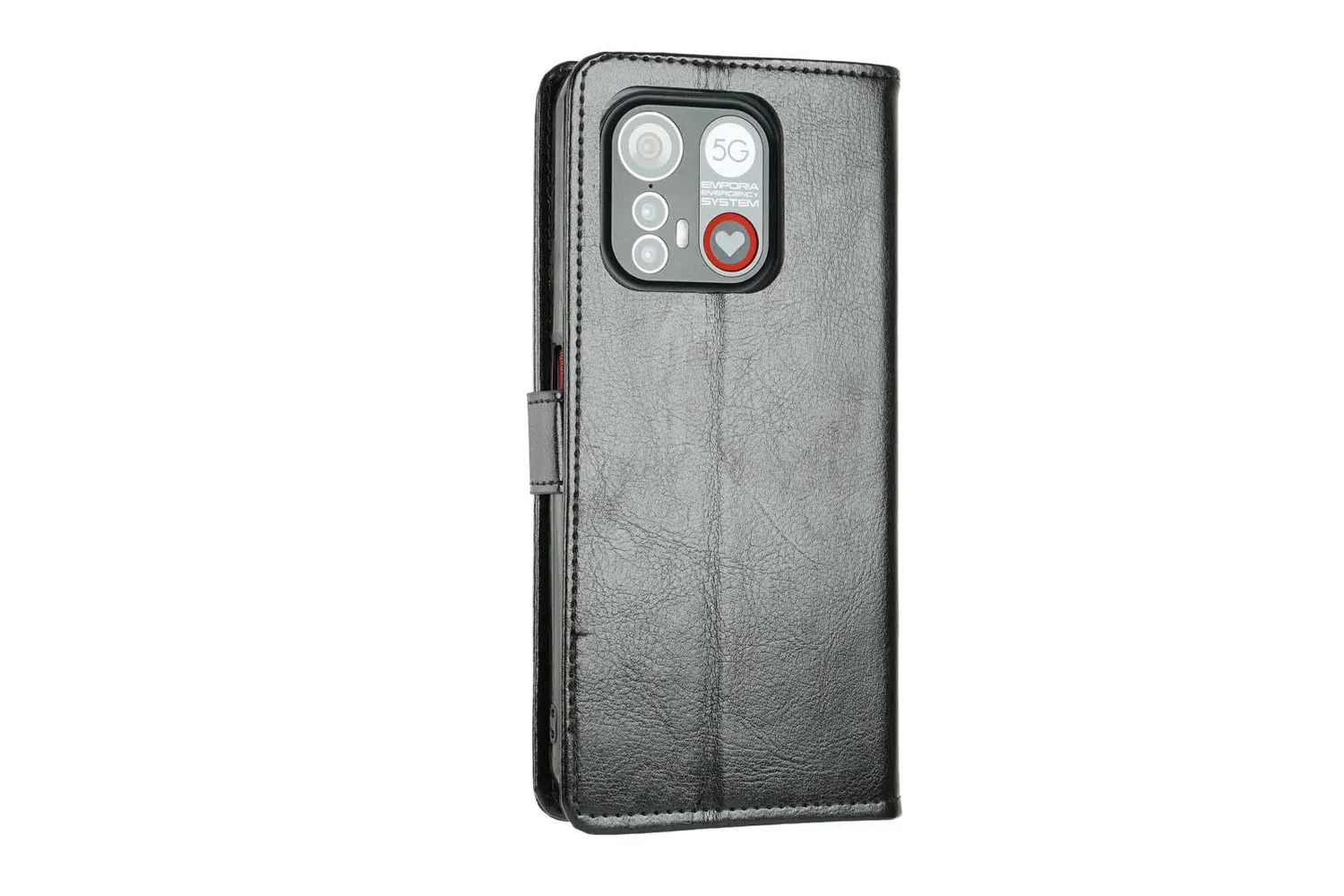 caseroxx Bookstyle Custodia Emporia Smart 6 Cover Nera