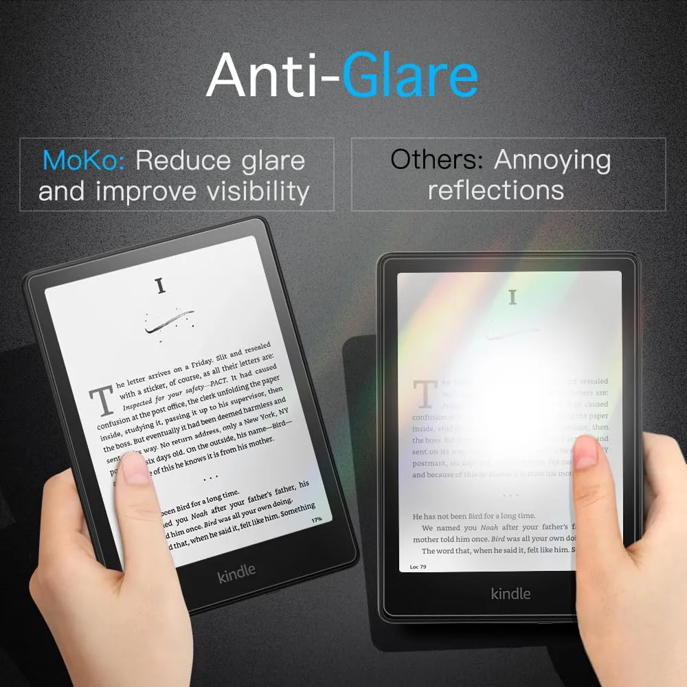 MoKo Kindle Paperwhite 7" pellicola antiriflesso 3 pack