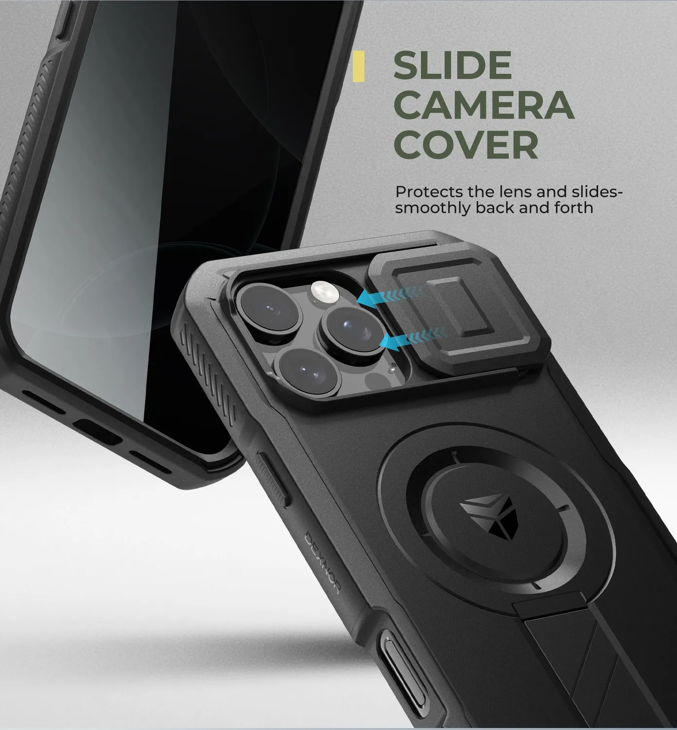 Dexnor iPhone 16 Pro Max cover privacy nero