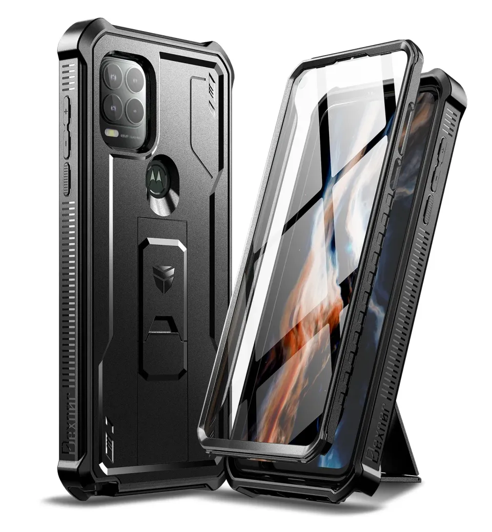 Dexnor Moto G Stylus 5G 2021 cover nera antishock