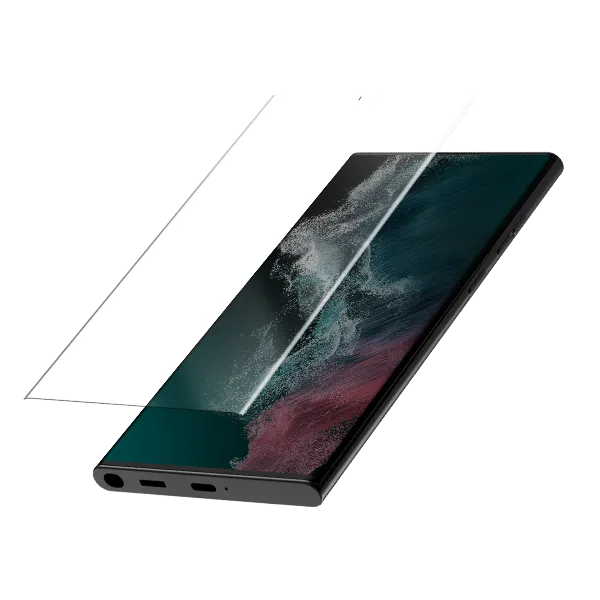 Quad Lock protezione schermo Galaxy vetro temperato ultra sottile
