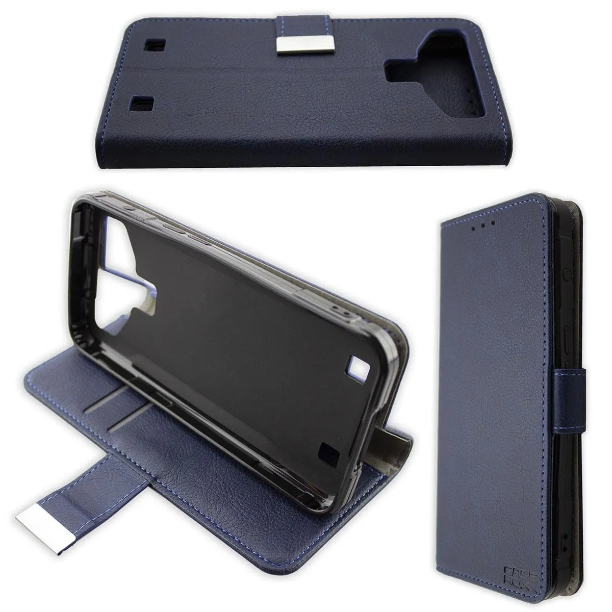 caseroxx Bookstyle custodia Cubot Quest marrone portafoglio