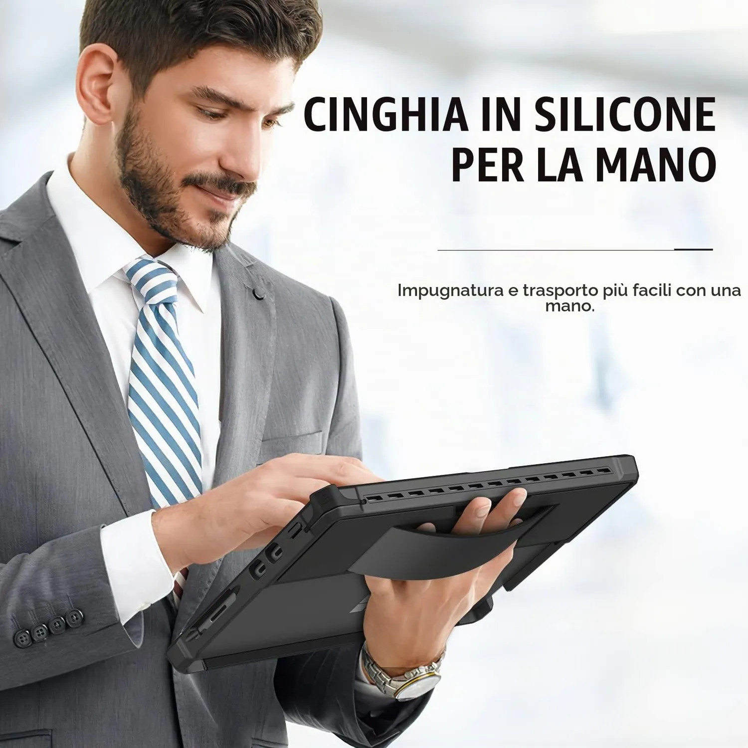 MoKo Custodia Surface Pro 8 13" Nero PC+TPU Antiurto