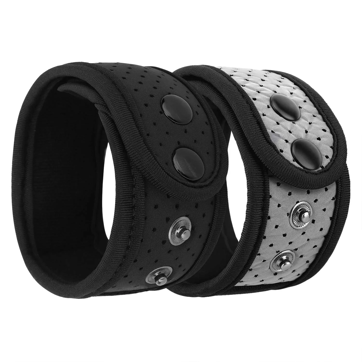 MoKo Fitbit Garmin fascia caviglia nero neoprene 2 pezzi