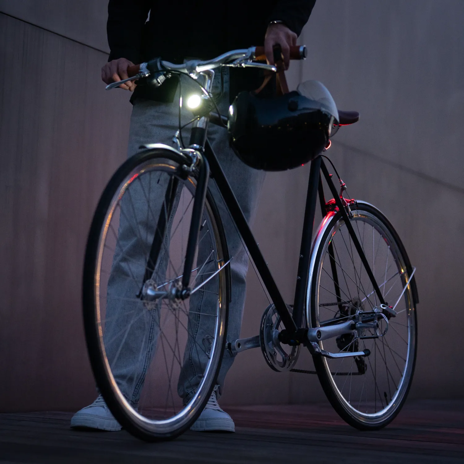 Shapeheart mini luce bici magnetica anteriore ricaricabile