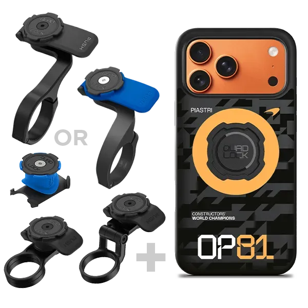 Quad Lock Oscar Piastri kit bici edizione McLaren