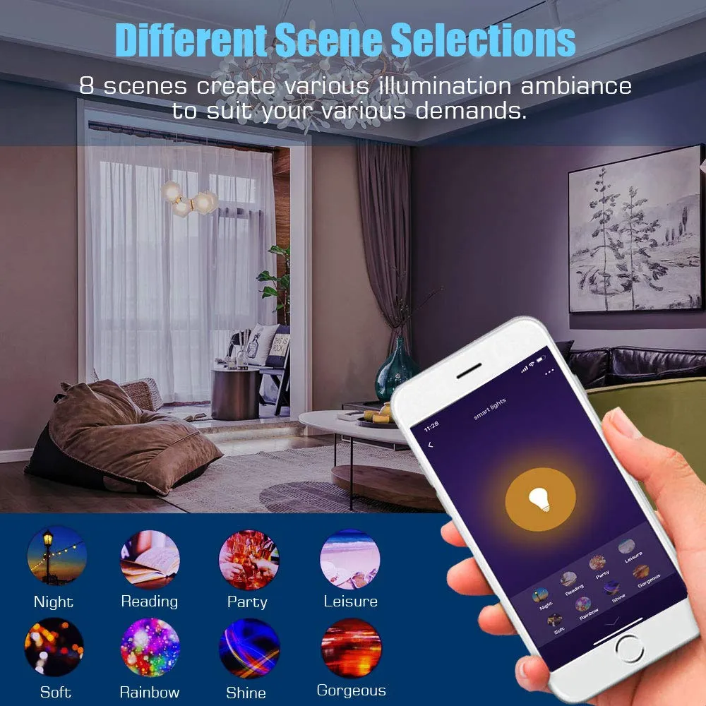 MoKo E14 lampadine LED smart RGB 2 pezzi 9W