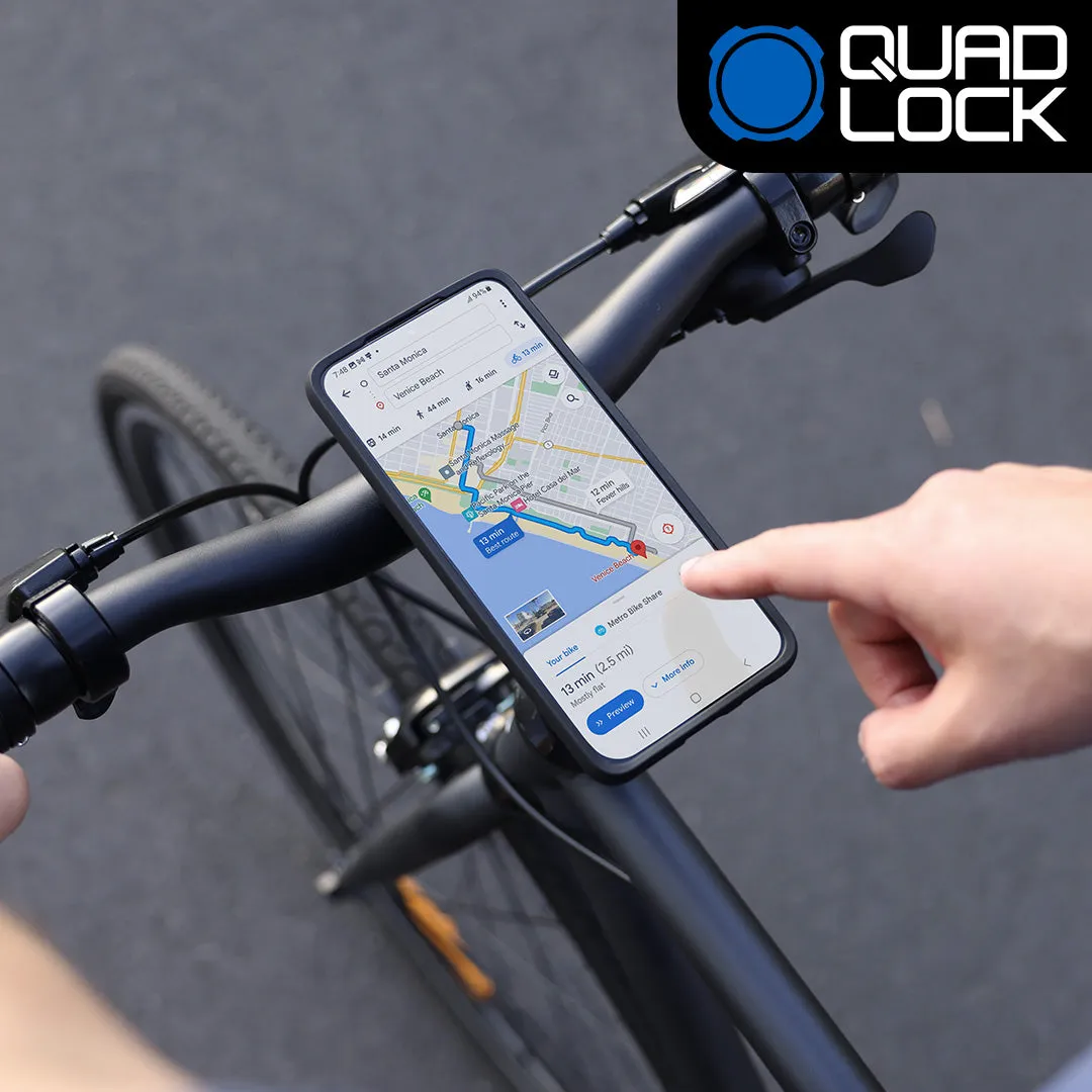 Quad Lock Supporto Manubrio Bici Portacellulare Attacco Sicuro