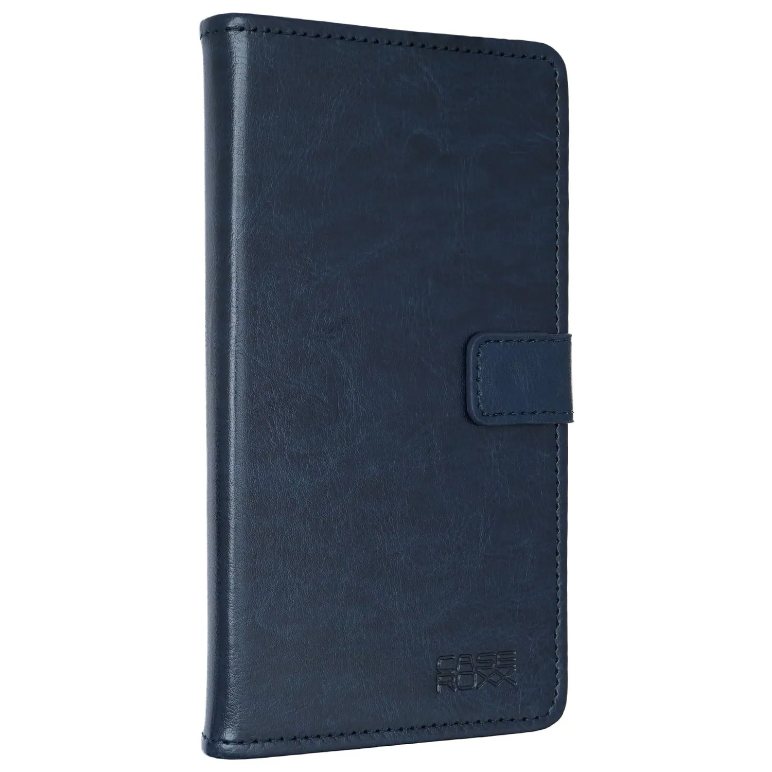 caseroxx Bookstyle SPC Zeus 2 Pro custodia portafoglio azzurro magnetica