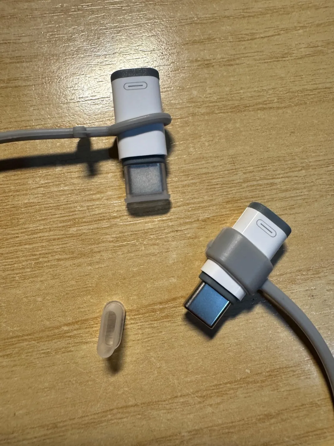 MoKo Adattatore Lightning a USB-C Solo Ricarica 4 Pezzi grigio