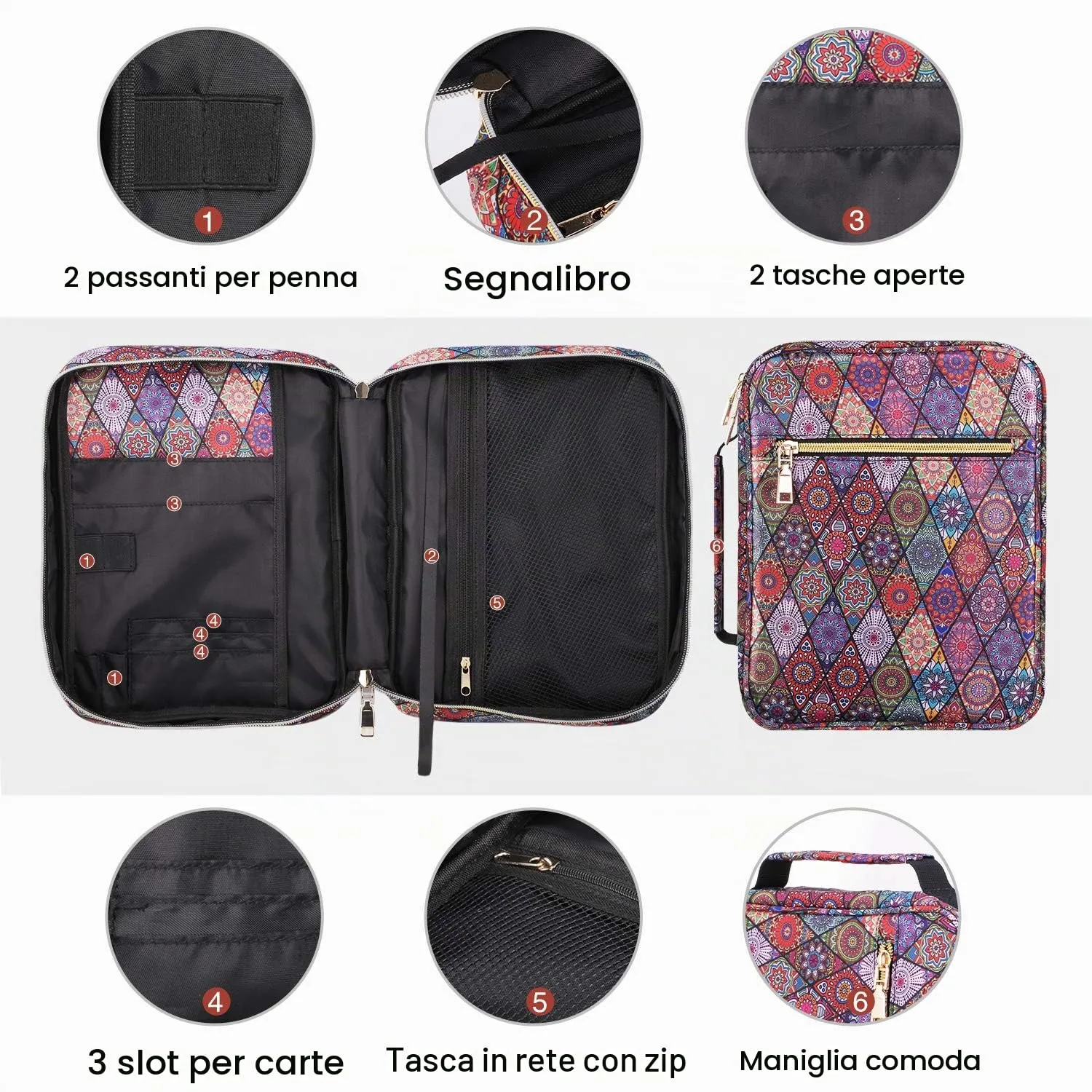 MoKo Copertina Bibbia con Maniglia 25 cm Impermeabile