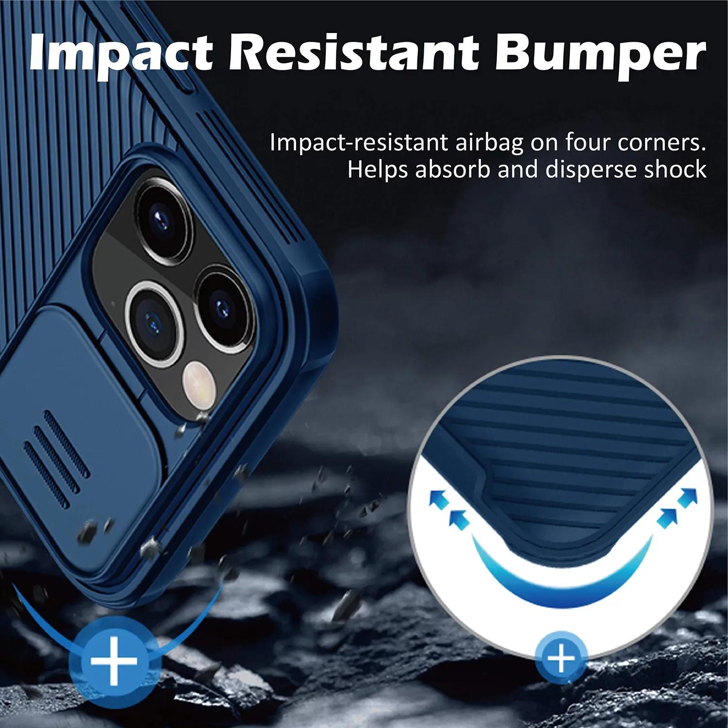 CloudValley iPhone 12 / 12 Pro Cover MagSafe Blu Sottile