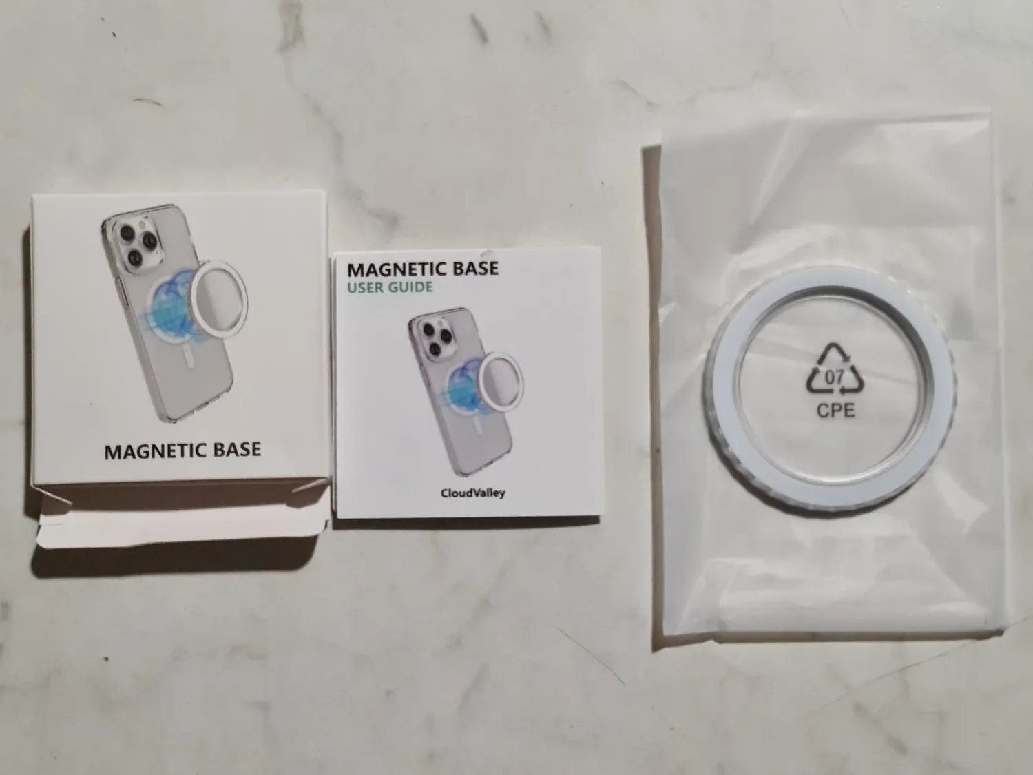 CloudValley Base Magnetica MagSafe Trasparente Opaca