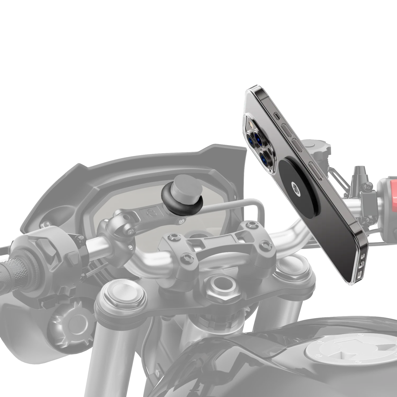 Shapeheart Classique Antivibrazioni Placca per Supporto Moto