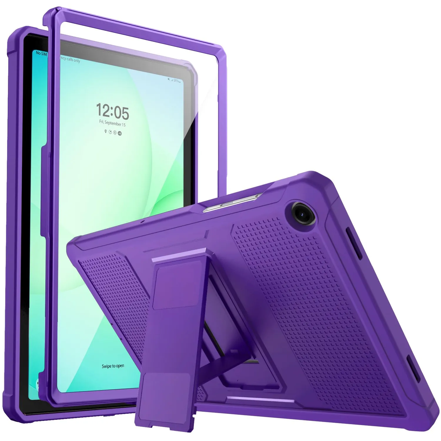 MoKo Cover Galaxy Tab A11+ A9+ 11 pollici nero antiurto
