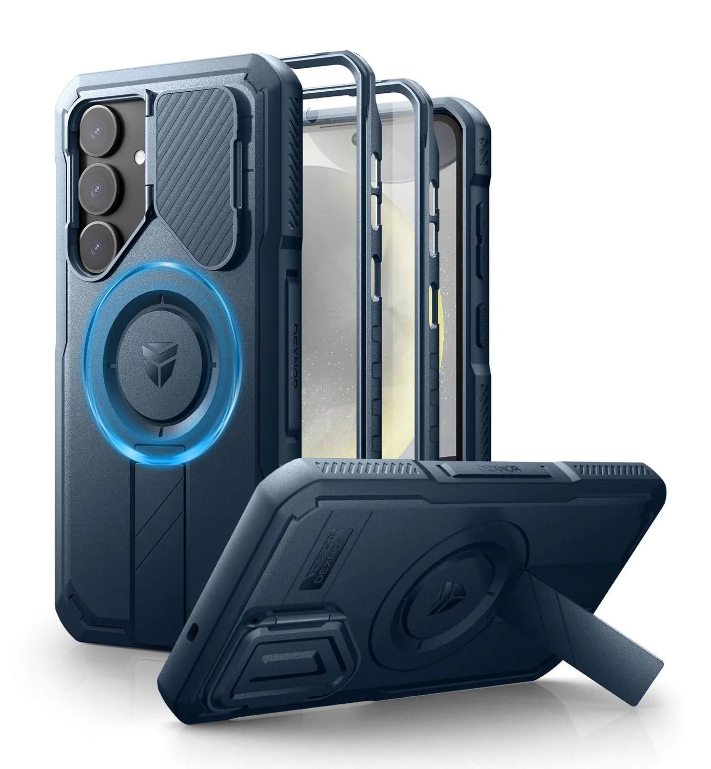 Dexnor Full Body cover Galaxy S25 Plus nera antishock