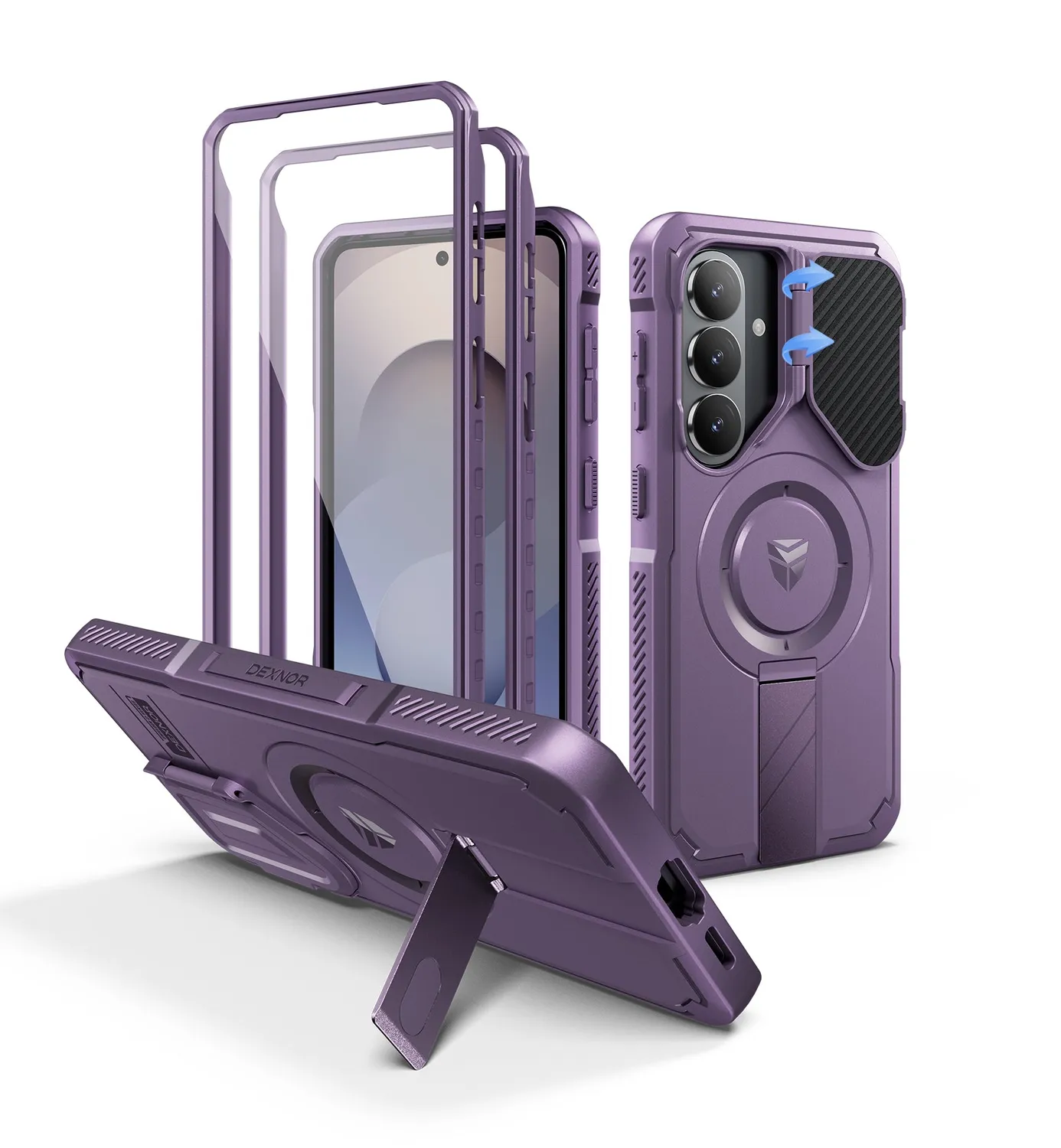 Dexnor Cover Samsung Galaxy S26 6.3 Magnetica Nera Antiurto