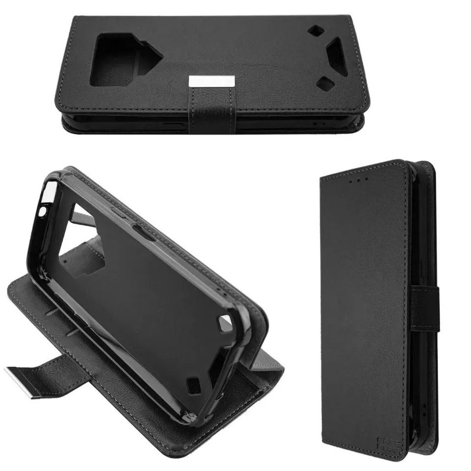 caseroxx BV9800 Cover a Libro Blackview BV9800 Pro Nero Carte