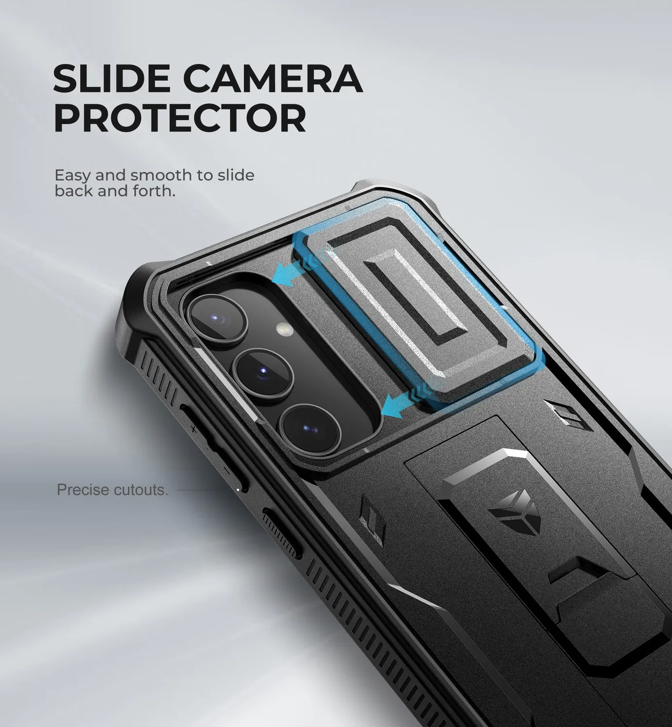 Dexnor Galaxy A35 5G cover nera antiurto 2 pellicole