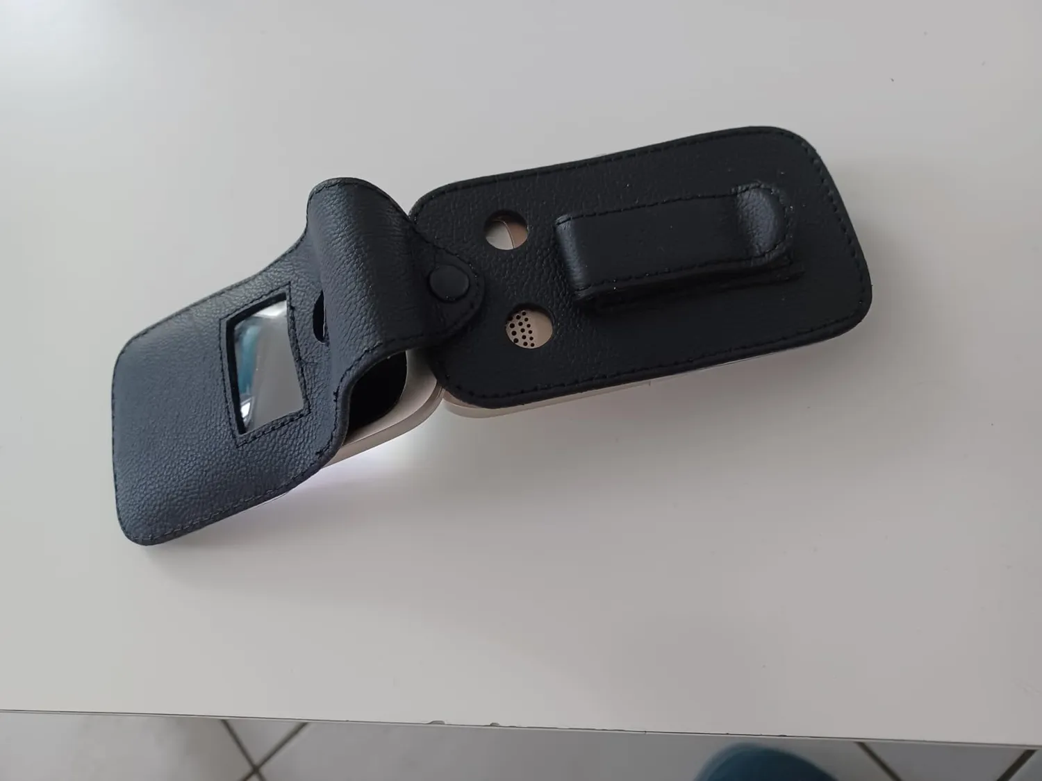 caseroxx Doro 6530 6531 borsello pelle cintura nero