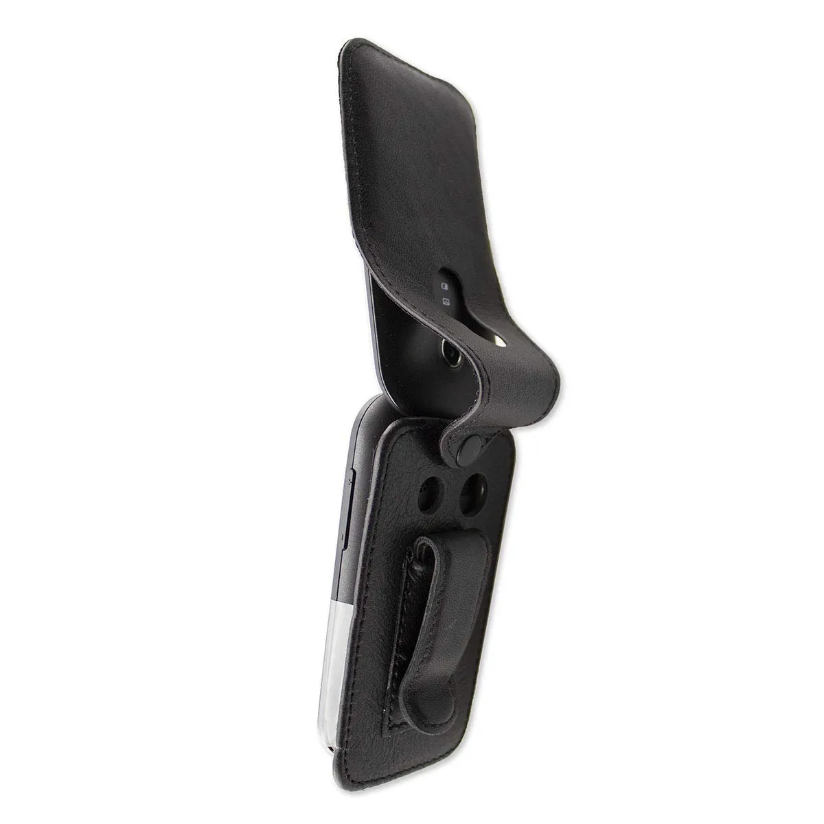 caseroxx Borsa Pelle Doro 2404 Nera con Clip Cintura